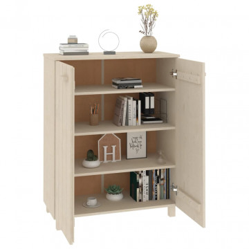Pantofar, maro miere, 85x40x108 cm, lemn masiv de pin - Img 5