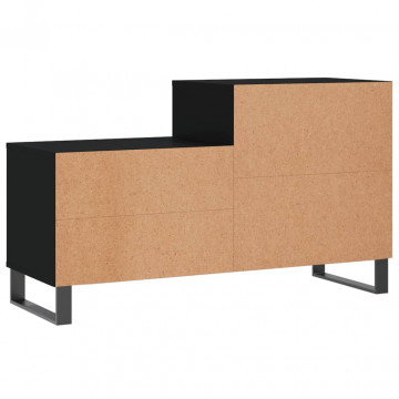 Pantofar, negru, 102x36x60 cm, lemn compozit - Img 5