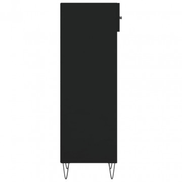 Pantofar, negru, 30x35x105 cm, lemn compozit - Img 6