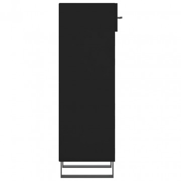 Pantofar, negru, 30x35x105 cm, lemn compozit - Img 6