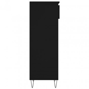 Pantofar, negru, 40x36x105 cm, lemn compozit - Img 6