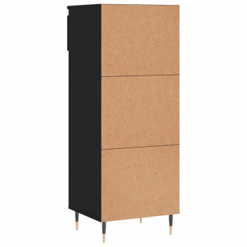 Pantofar, negru, 40x36x105 cm, lemn compozit - Img 7