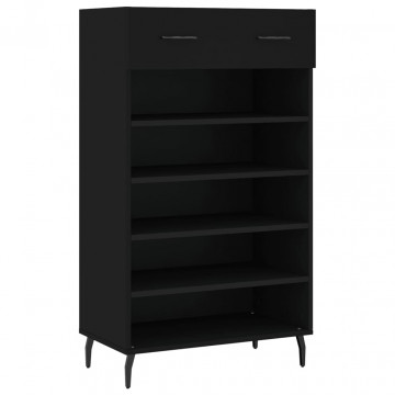 Pantofar, negru, 60x35x105 cm, lemn compozit - Img 2