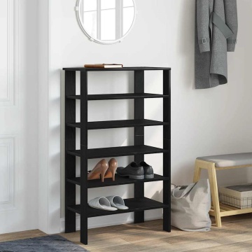Pantofar, negru, 61x32x105 cm, lemn prelucrat - Img 3