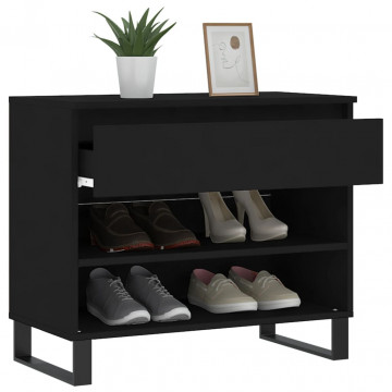 Pantofar, negru, 70x36x60 cm, lemn prelucrat - Img 4