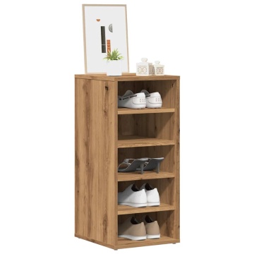 Pantofar, stejar artizanal, 32x35x70 cm lemn prelucrat - Img 1