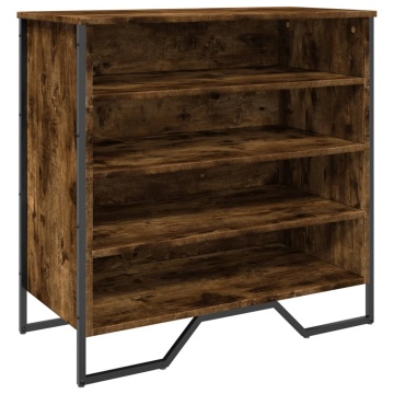 Pantofar, stejar fumuriu, 80x38x78 cm, lemn compozit - Img 2