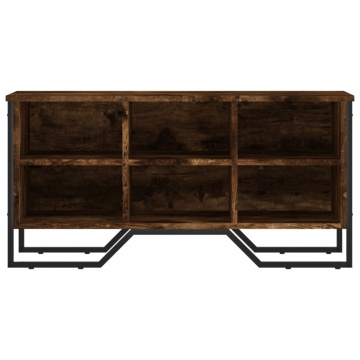 Pantofar, stejar fumuriu, 90x38x45,5 cm, lemn compozit - Img 4