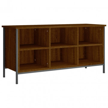 Pantofar, stejar maro, 100x35x50 cm, lemn prelucrat - Img 2