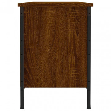 Pantofar, stejar maro, 100x35x50 cm, lemn prelucrat - Img 5