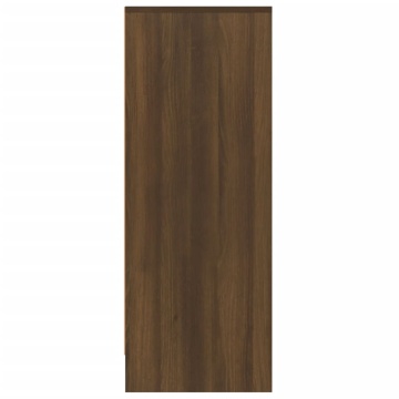 Pantofar, stejar maro, 60x35x92 cm, lemn prelucrat - Img 6