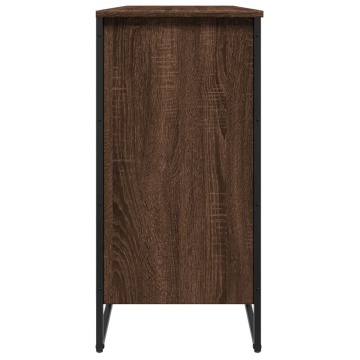 Pantofar, stejar maro, 80x38x78 cm, lemn prelucrat - Img 8