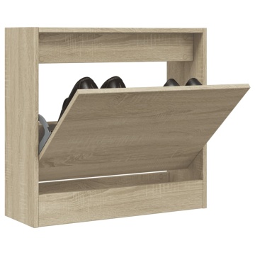 Pantofar, stejar sonoma, 60x21x57 cm, lemn compozit - Img 1