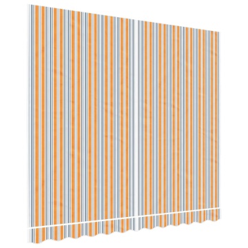 Pânză de rezervă copertină, dungi multicolore, 3x2,5 m - Img 2