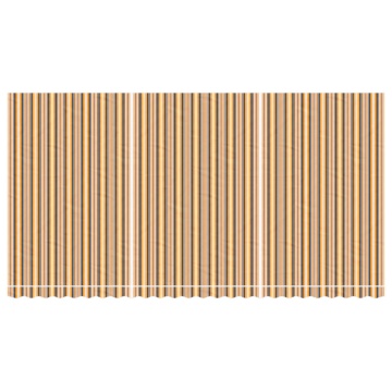 Pânză de rezervă copertină, dungi multicolore, 6x3 m - Img 3