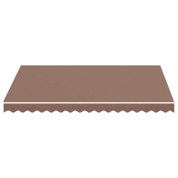 Pânză de rezervă pentru copertină, maro, 3x2,5 m - Img 3