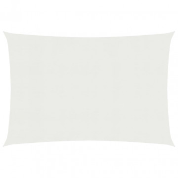 Pânză parasolar, alb, 2,5 x 5 m, HDPE, 160 g/m² - Img 1