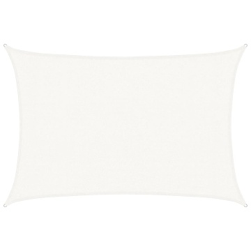 Pânză parasolar, alb, 3 x 4 m, HDPE, 160 g/m² - Img 2
