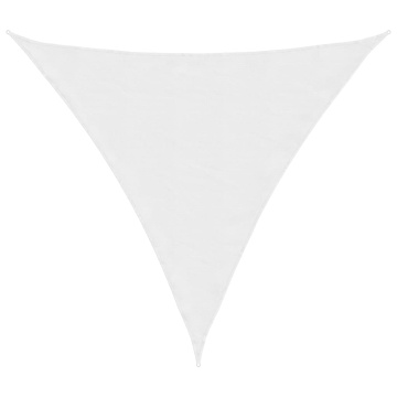 Pânză parasolar, alb, 6x6x6 m, țesătură oxford, triunghiular - Img 2