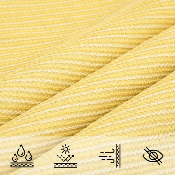 Pânză parasolar, bej, 3 x 4 m, HDPE, 160 g/m² - Img 8