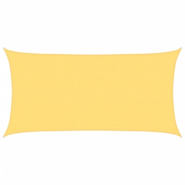 Pânză parasolar dreptunghiulară, HDPE, 2 x 4 m, Bej - Img 2