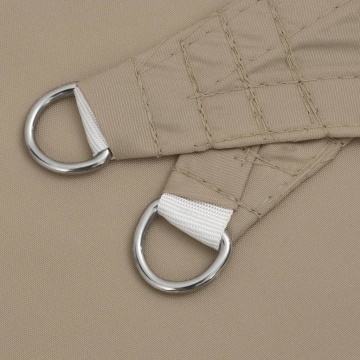 Pânză parasolar gri taupe 6x7 m țesătură oxford dreptunghiular - Img 5