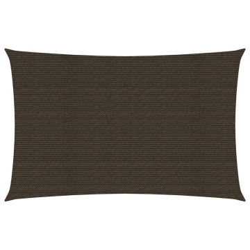 Pânză parasolar, maro, 3x6 m, HDPE, 160 g/m² - Img 1