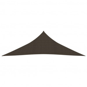 Pânză parasolar, maro, 5x5x6 m, HDPE, 160 g/m² - Img 3
