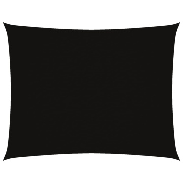 Pânză parasolar, negru, 3x4 m, țesătură oxford, dreptunghiular - Img 2