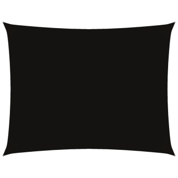Pânză parasolar, negru, 4x5 m, țesătură oxford, dreptunghiular - Img 2