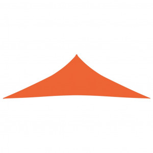 Pânză parasolar, portocaliu, 3,5x3,5x4,9 m, HDPE, 160 g/m² - Img 3