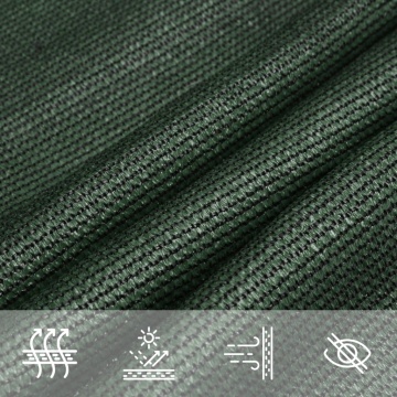 Pânză parasolar, verde închis, 2,5x3,5 m, HDPE, 160 g/m² - Img 8