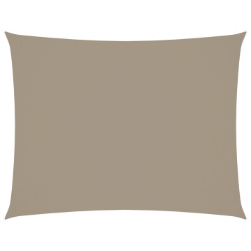 Parasolar, gri taupe, 3x6 m, țesătură oxford, dreptunghiular - Img 2