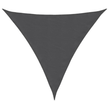 Parasolar țesătură oxford triunghiular, 3,6x3,6x3,6 m, antracit - Img 2