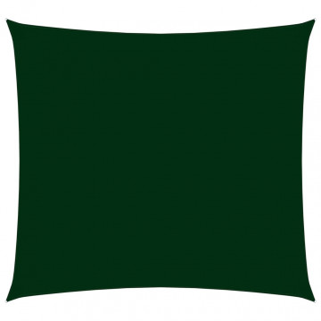 Parasolar, verde închis, 2,5x2,5 m, țesătură oxford, pătrat - Img 1