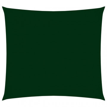 Parasolar, verde închis, 6x6 m, țesătură oxford, pătrat - Img 1