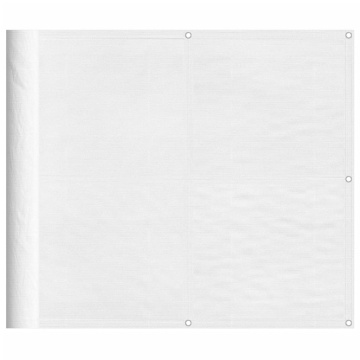 Paravan de balcon, alb, 90x1000 cm, 100% poliester oxford - Img 2