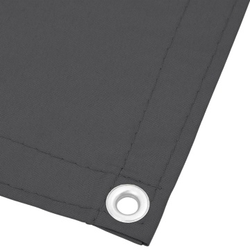 Paravan de balcon, antracit, 120x700 cm, 100% poliester oxford - Img 4