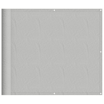 Paravan de balcon gri deschis 90x400 cm 100% poliester oxford - Img 2