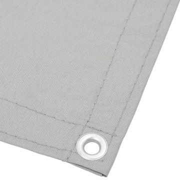 Paravan de balcon gri deschis 90x600 cm 100% poliester oxford - Img 4