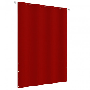 Paravan de balcon, roșu, 160 x 240 cm, țesătură oxford - Img 1