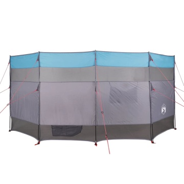 Paravan de camping, albastru, 366x152x152 cm, impermeabil - Img 5