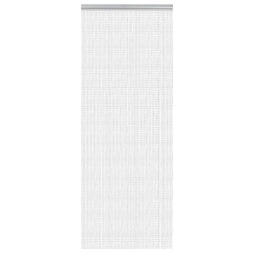 Paravan de ușă cu lanț, 80x212 cm, aluminiu - Img 2