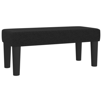 Pat box spring cu saltea, negru, 90x190 cm, textil - Img 6