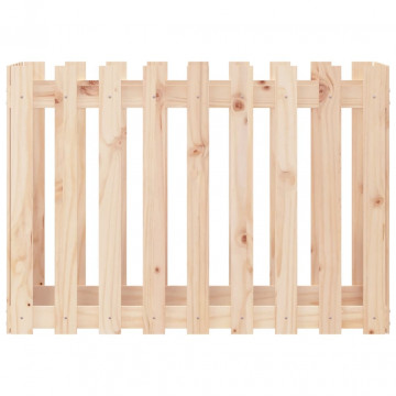 Pat înălțat grădină design gard 100x50x70 cm lemn impregnat pin - Img 8