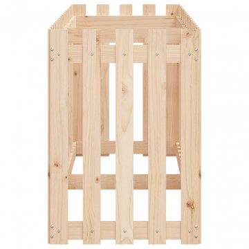 Pat înălțat grădină design gard 200x50x70 cm lemn impregnat pin - Img 5