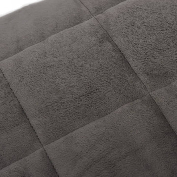 Pătură anti-stres, gri, 138x200 cm, 10 kg, material textil - Img 3