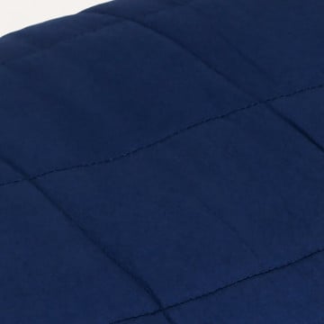 Pătură cu greutăți, albastru, 155x220 cm, 7 kg, material textil - Img 4