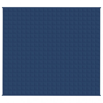 Pătură grea, albastru, 200x220 cm, 13 kg, textil - Img 3