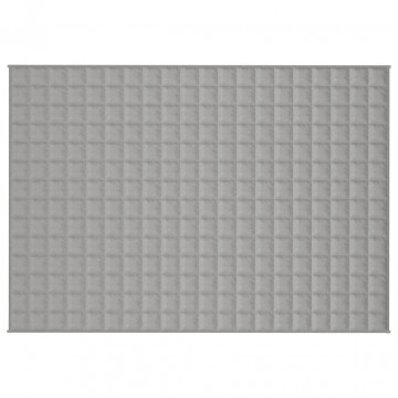 Pătură grea, gri, 135x200 cm, 6 kg, material textil - Img 3
